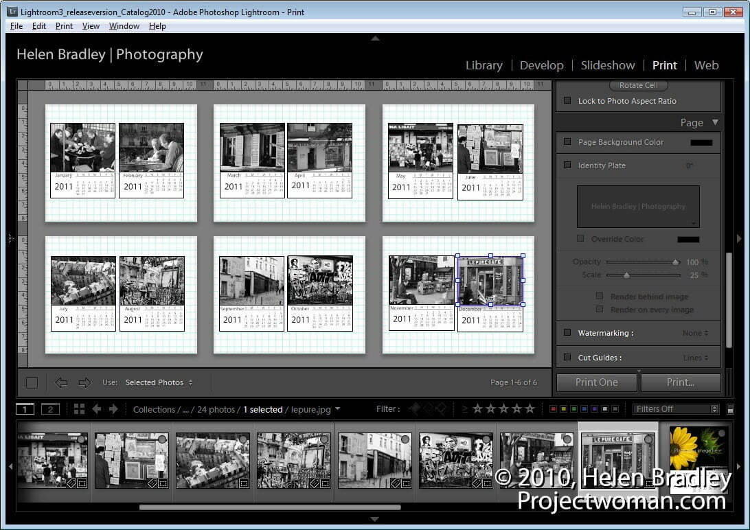 Image result for All approximately Lightroom print templates and crop guides