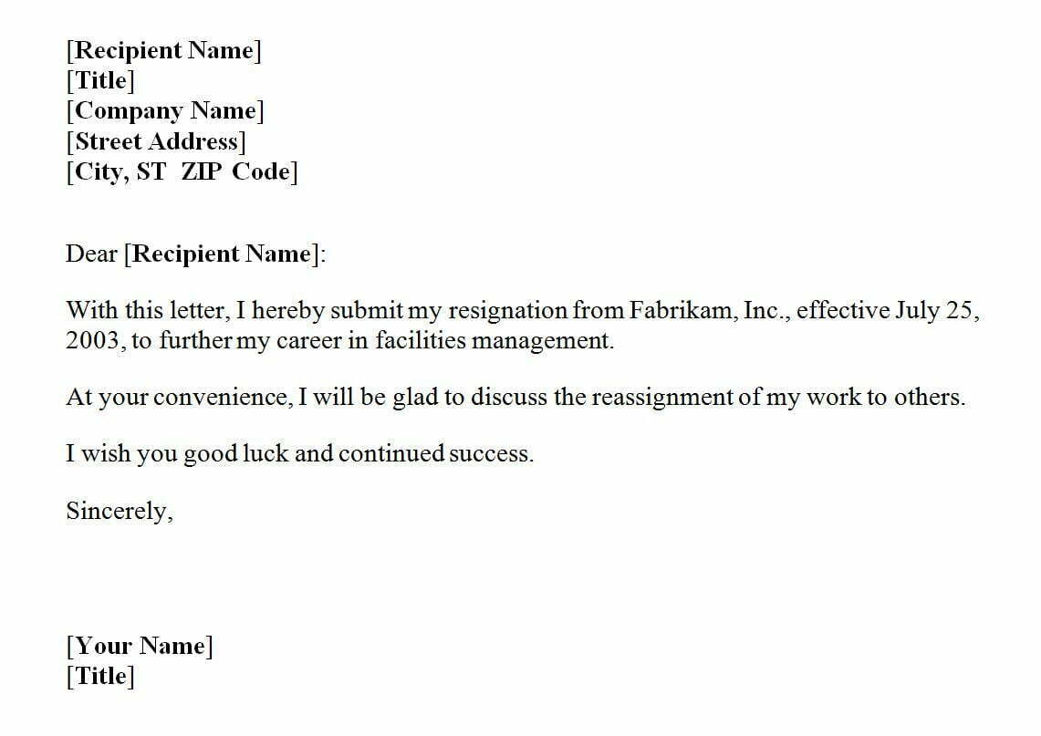 Image result for Resignation Letter Templates