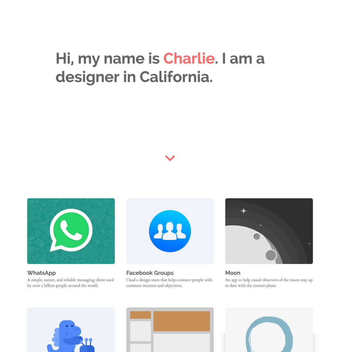 Image result for I'm WhatsApp Product Designer Charlie Deets