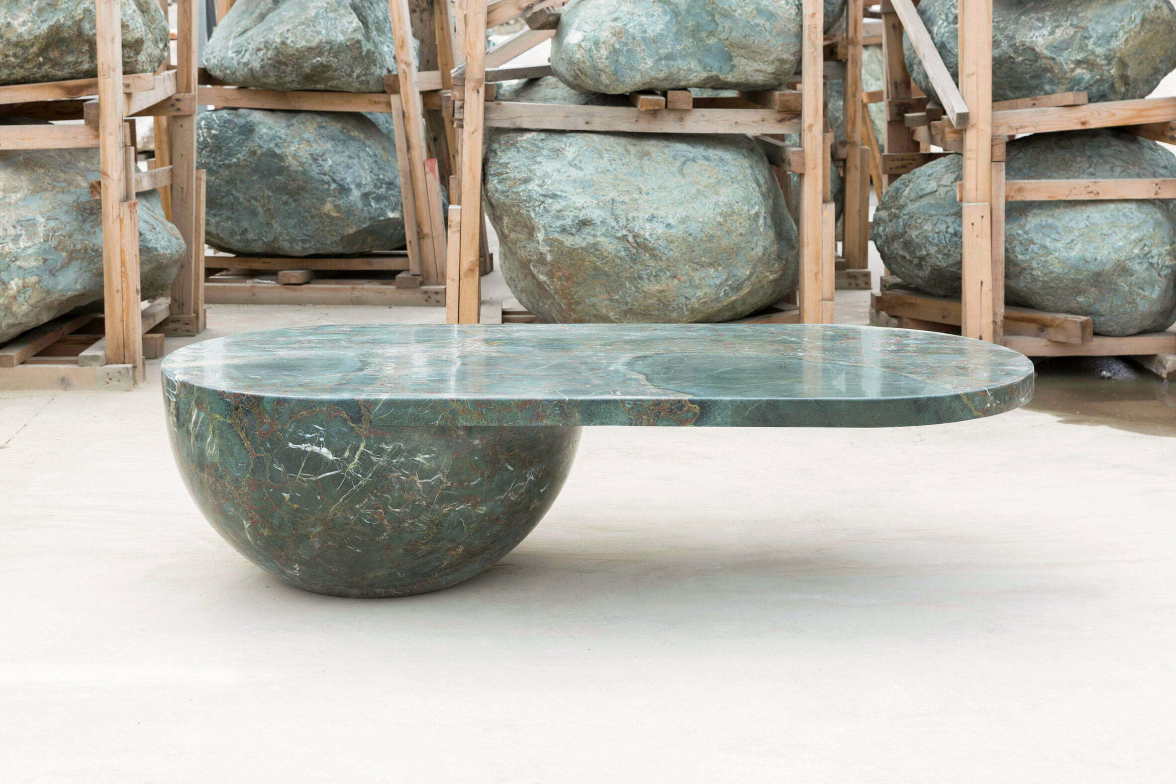 Image result for Rooms uses marble and concrete to create Life On Earth furniture