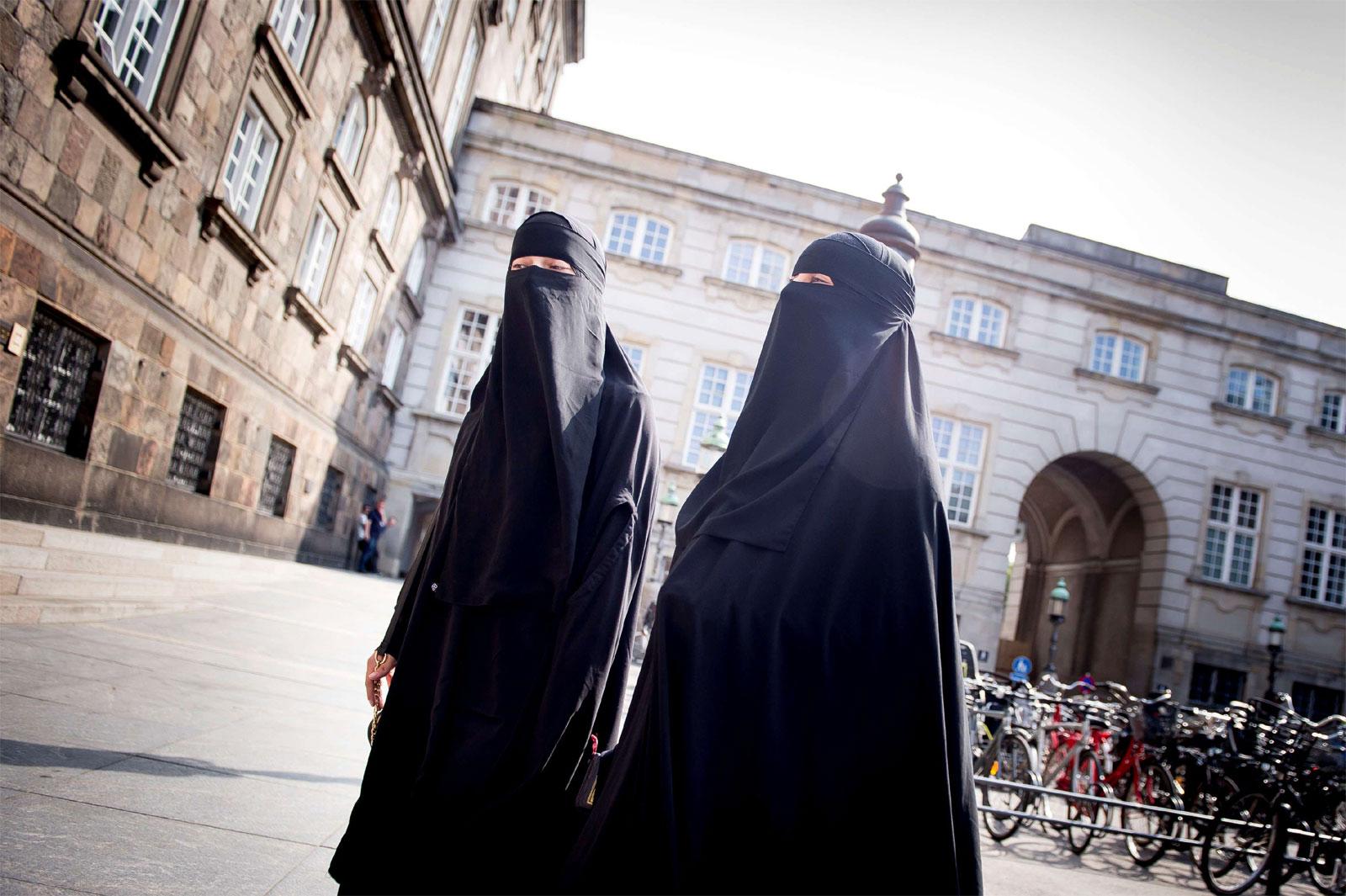 Image result for Denmark passes law banning burqa and niqab