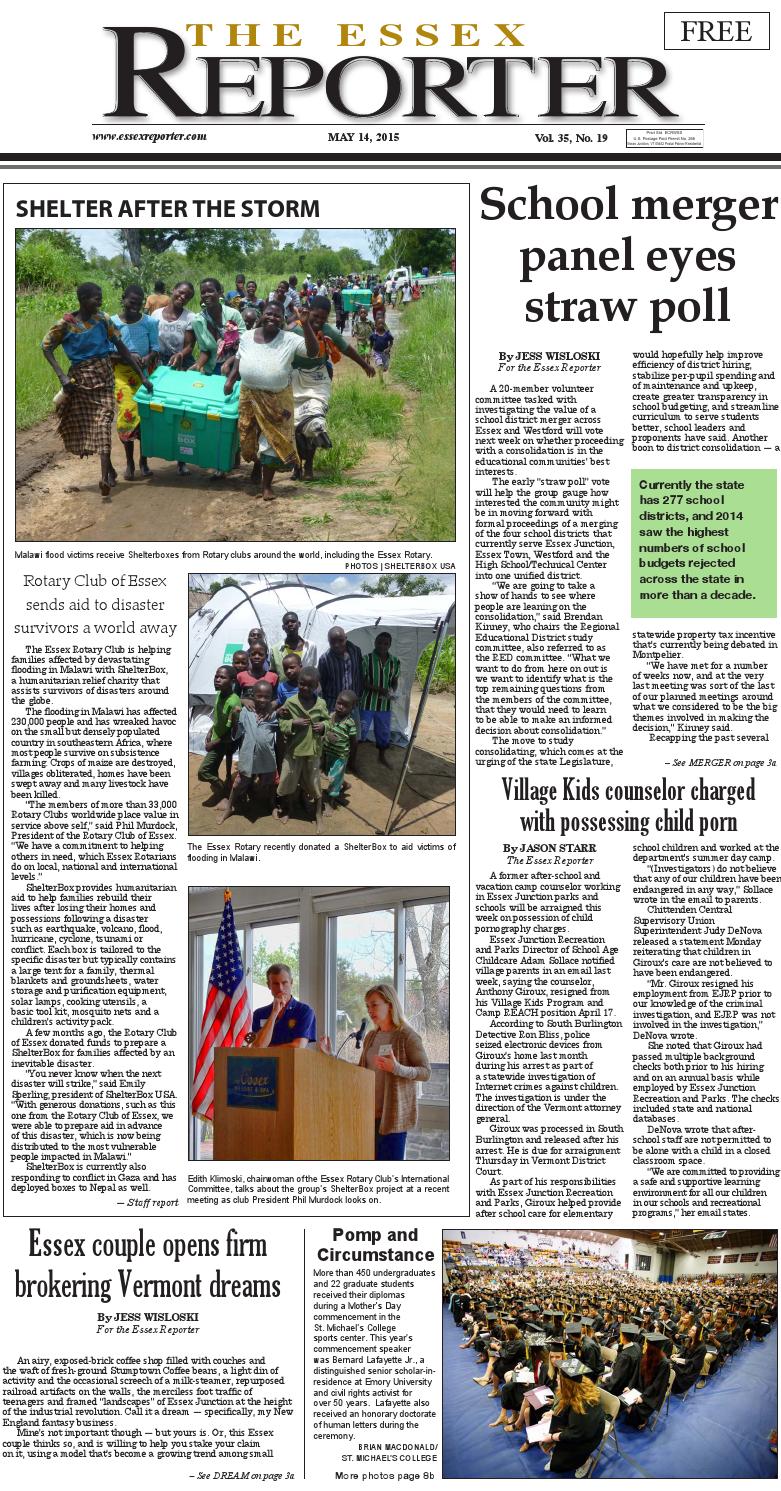 Image result for Help Essex Junction Recreation & Parks be featured on national magazine cover