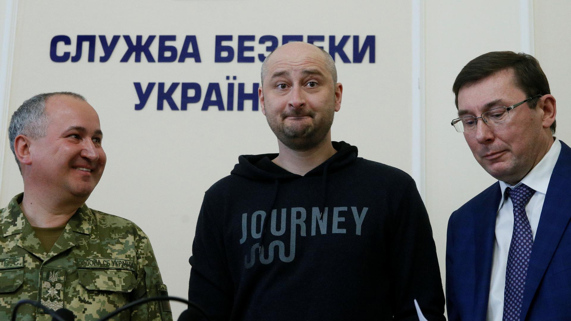 Image result for Arkady Babchenko: Ukraine faked murder of journalist