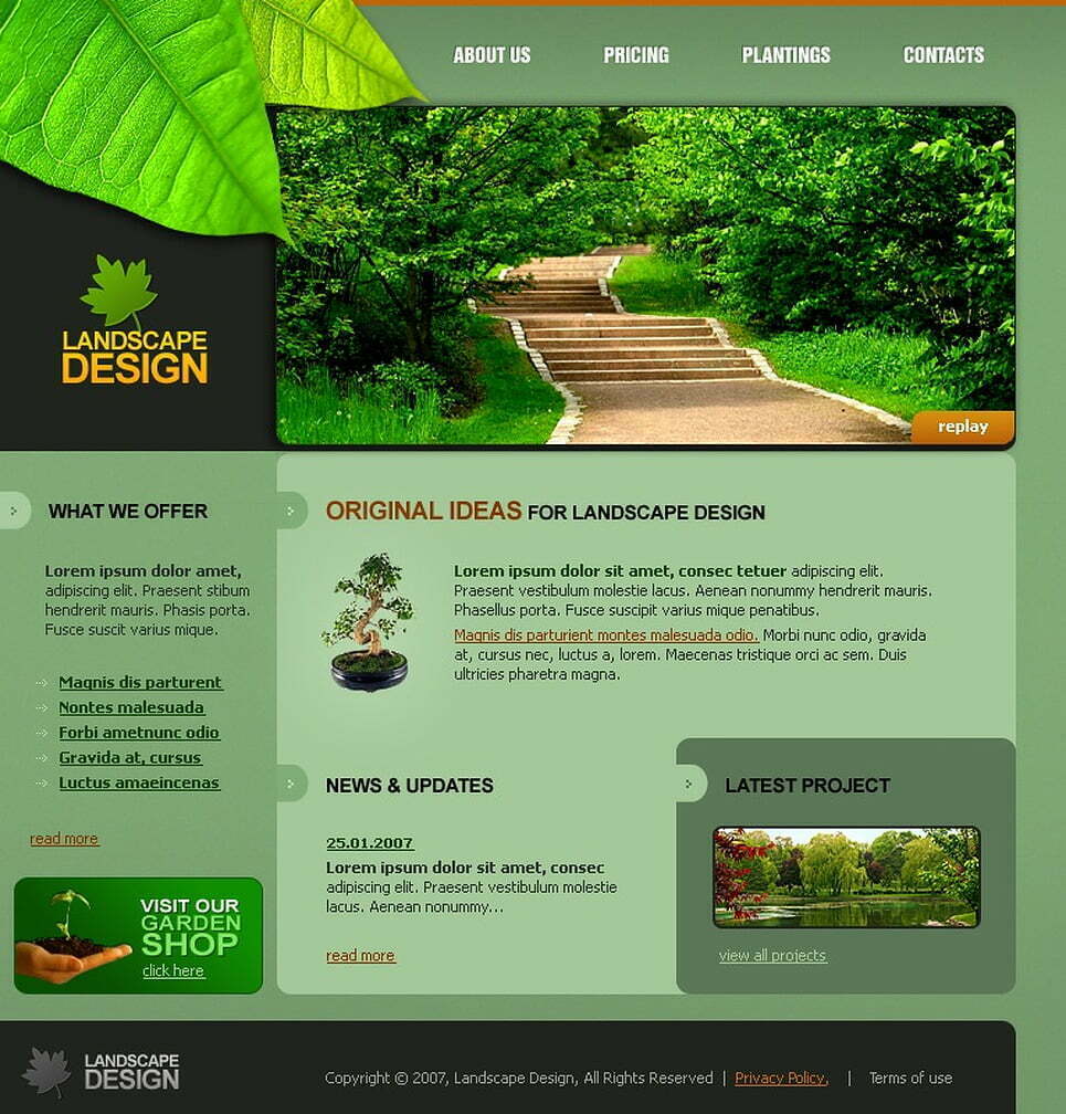 Image result for Free Landscape Design Templates for the Fire Rebuild